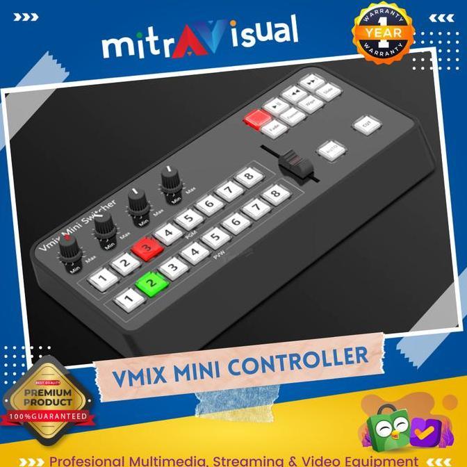 TYST VIDEO VMIX PANEL CONTROLLER SUPPORT VMIX OBS (TALLY VERSION) ORIGINAL DAN TERPERCAYA