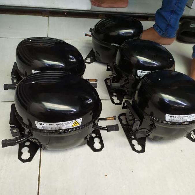KOMPRESOR KULKAS LG 2 PINTU 1/4 HP ORIGINAL R600A