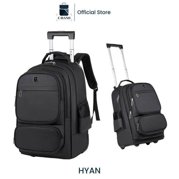 kikigrosir98 - hyan tas ransel pria roda backpack waterproof cowok tas ransel travelling cowok tas p