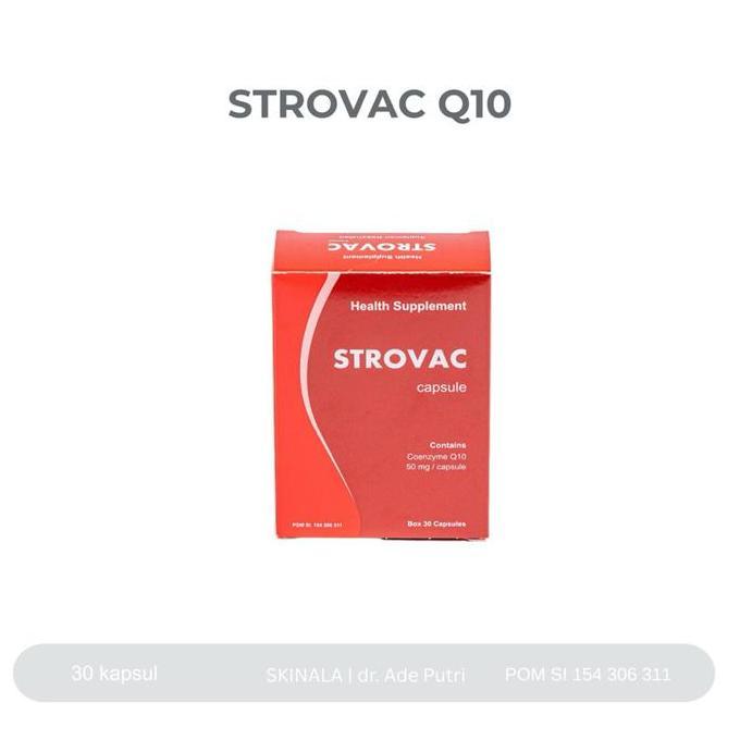 STROVAC Coenzyme Q10 50mg 1 box isi 30