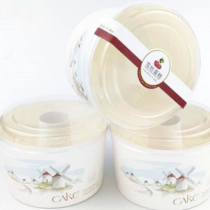 10pcs paper cup chiffon loyang chiffon kertas cup case chiffon tutup