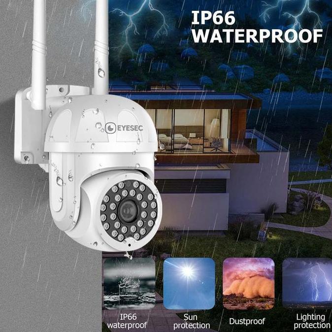 Agent- Eyesec Cctv Outdoor 1080P Ip66 Stc Ip Camera Cctv Wifi App Eseecloud
