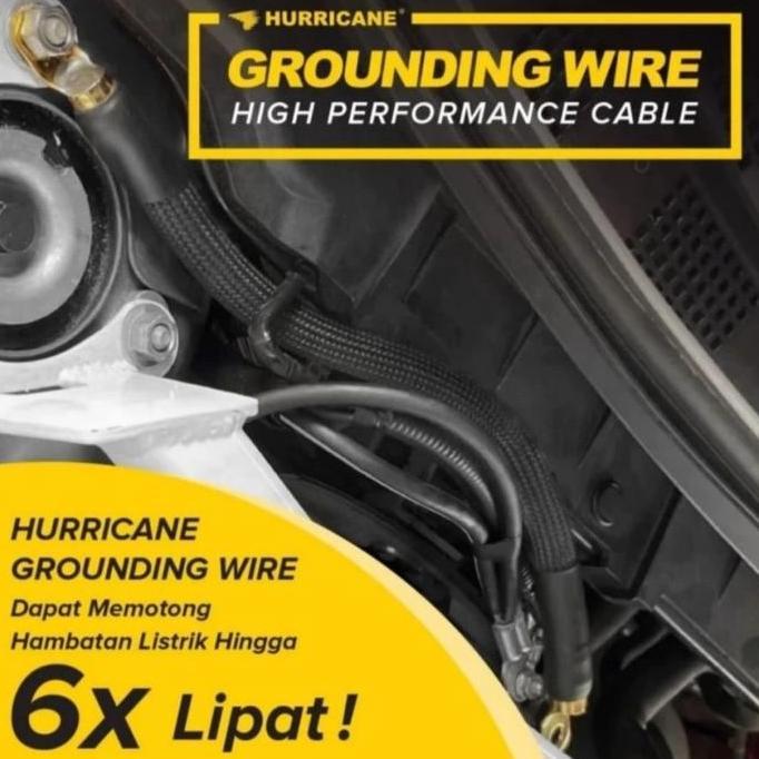 Hurricane XCS Grounding Cable Kabel Pentanahan Arde Full Copper Tembaga Original