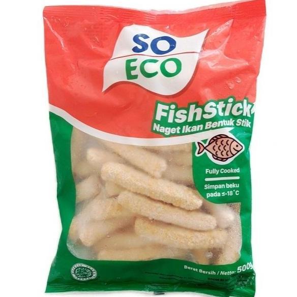 Bnbx- So Eco Fish Stick 500Gr Nugget Ikan Bentuk Stik Halal