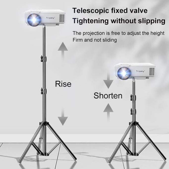Frembit- Tripsky Stand Hp Universal Lipat Meja & Tempel Holder Hp Tablet Adjustable Multifungsi Untu