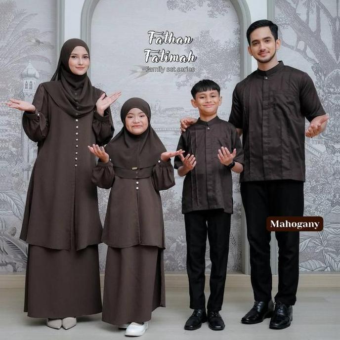 RiskiRich Fathan Fatimah Mahogany Sarimbit Keluarga Lebaran 2026