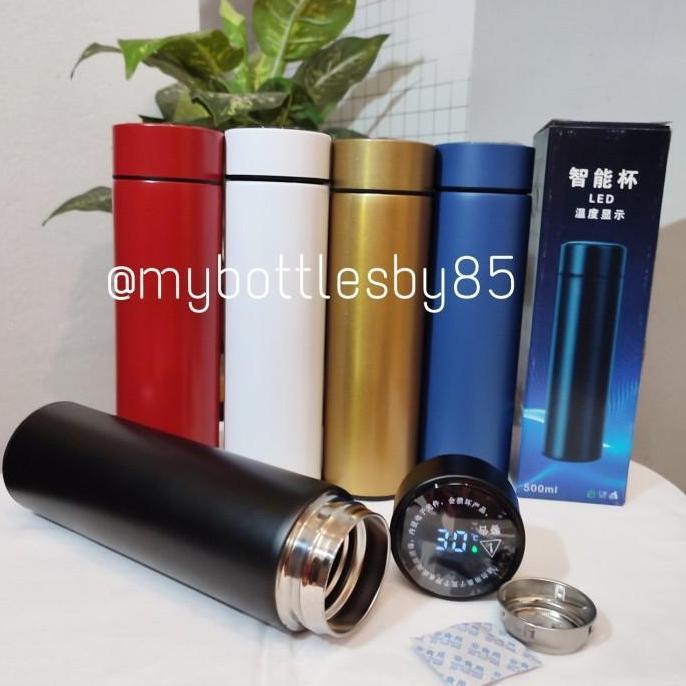 termos led suhu,termos temperatus,tumbler suhu led glossy