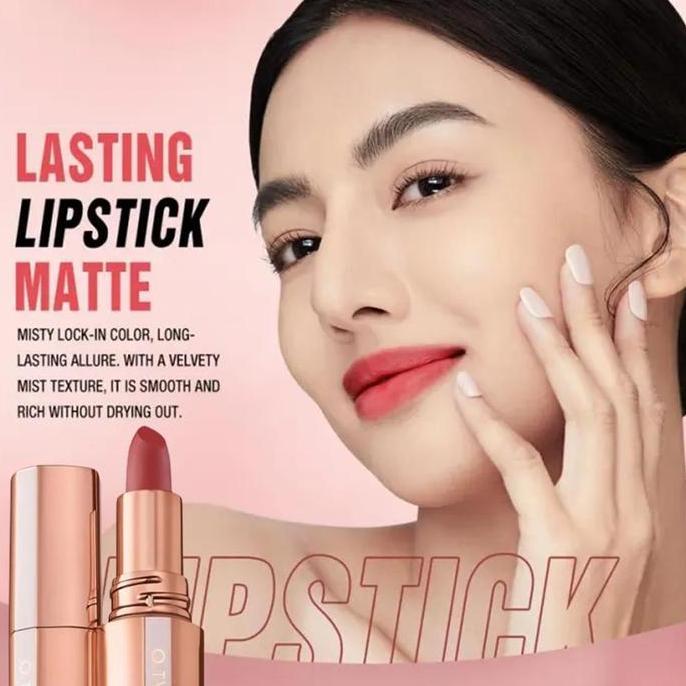 Papupi- O.Two.O - Lipstik Matte Lipstik Matte Warna Lipstik Riasan