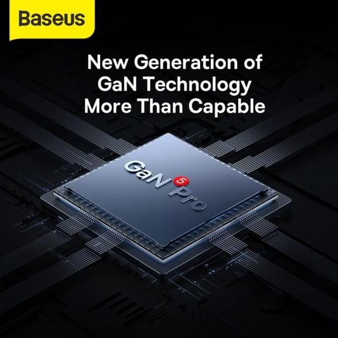 BASEUS GAN PRO CHARGER 65W FAST CHARGING USB TYPE C QC 3.0 PD ADAPTOR