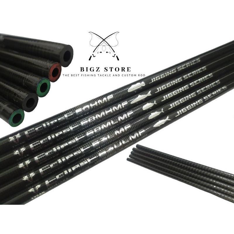 Blank Carbon Lycan Eclipse Jigging Series One Piece Full Motif Spiral Pe 0,4-0,8 0,6-1,2 1-3 2-4 3-6