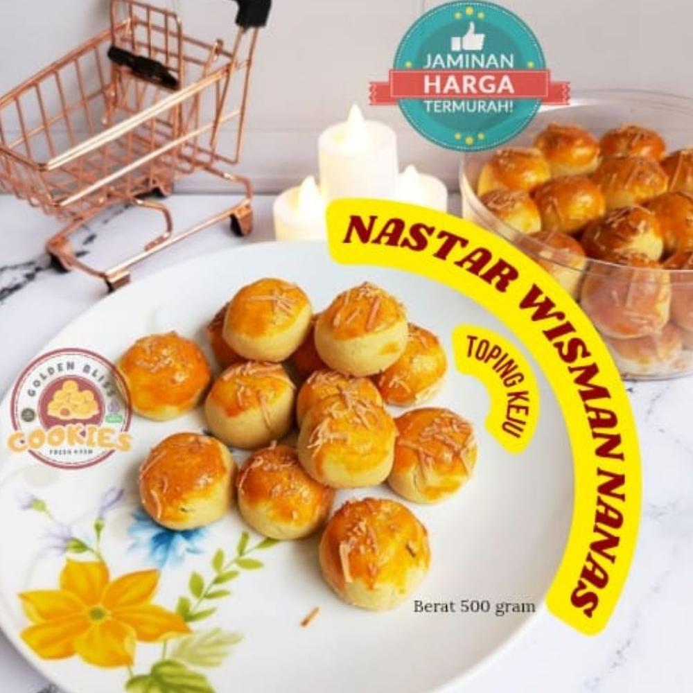 Kue Kering Nastar Nanas Kan Toples Gram Toping Keju FRESH OVEN Termurah