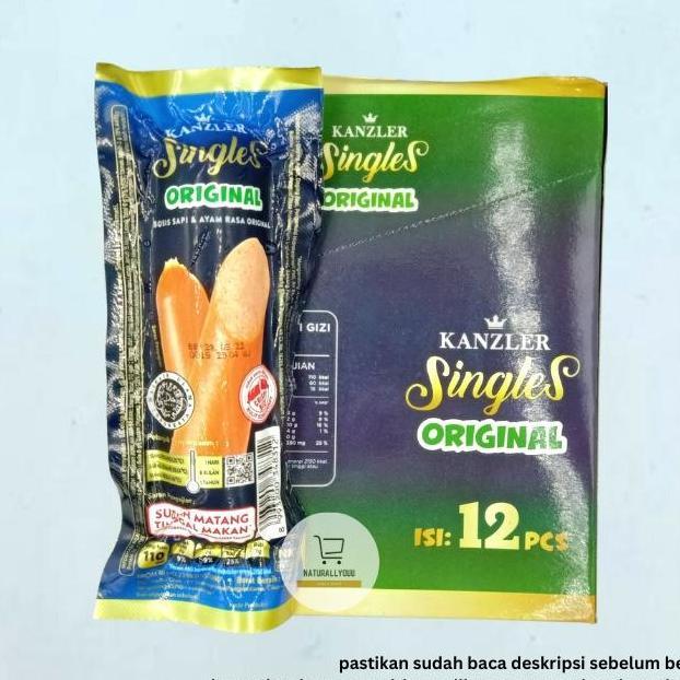 Bnbx- (1Box) Kanzler Singles Kanzler Sosis Singles Siap Makan