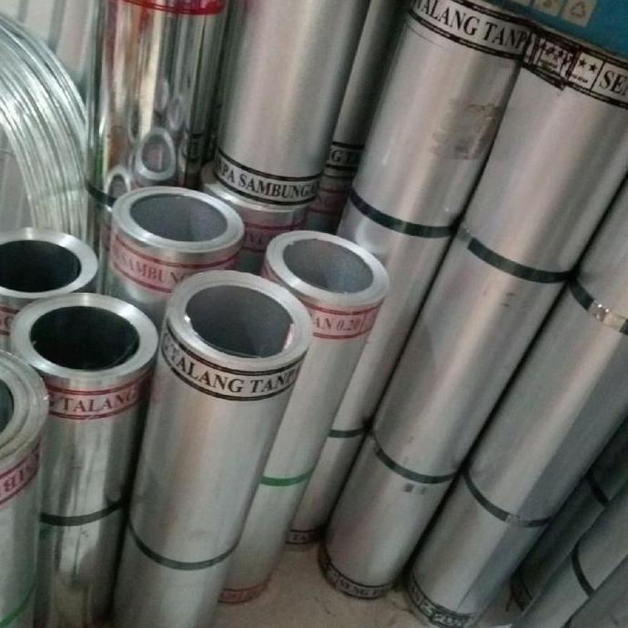 Ready  Seng talang galvalum/Seng plat galvalum 60cm-03 per meter