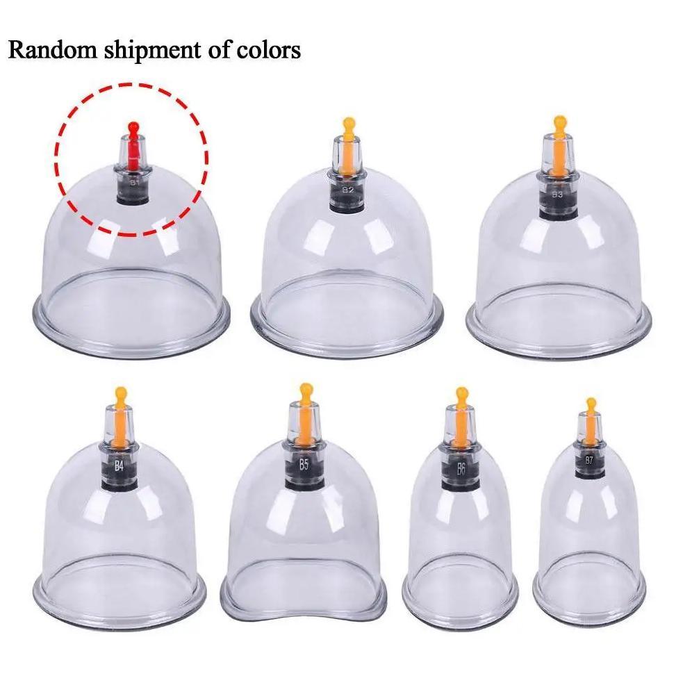 Vacuum Cupping Glasses Vacuum Massage Body Cupping Kit Anti Cellulite Chinese Cupping Body Cup Massa
