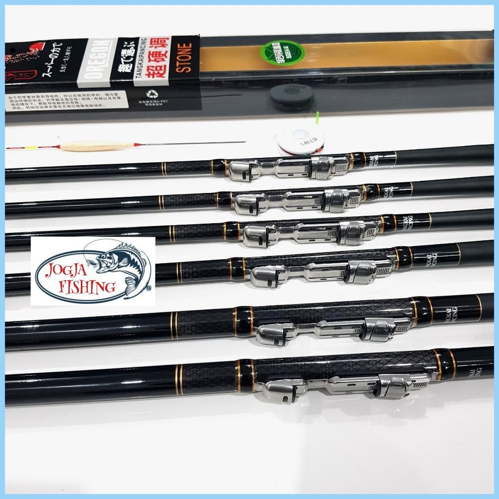 Promo Set Joran Tegek Kolong Oregon Stone 270 300 360 450 540 Carbon Ring - Reel Seattinggal Pakai