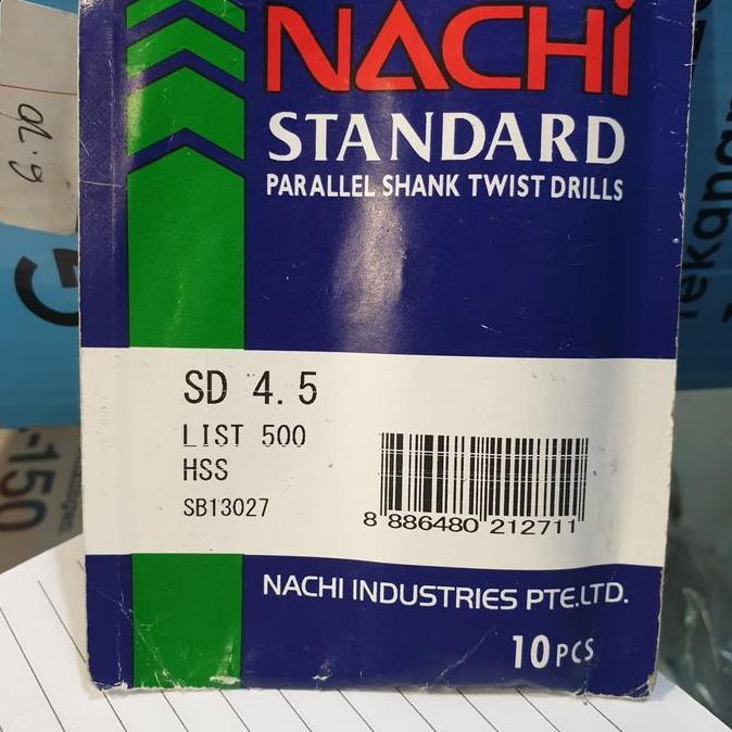 BAJANTEKNO MATA BOR NACHI 4,5 MM 4.5MM 4.5 MM MATA BOR BESI NACHI