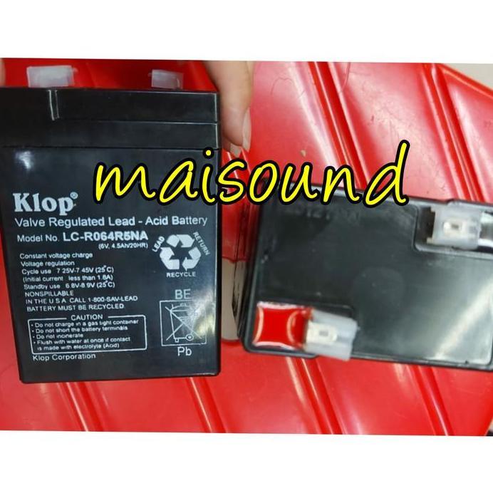 AKI KERING KLOP LC R064R5NA VALVE REGULATED LEAD ACID BATTERY KLOP