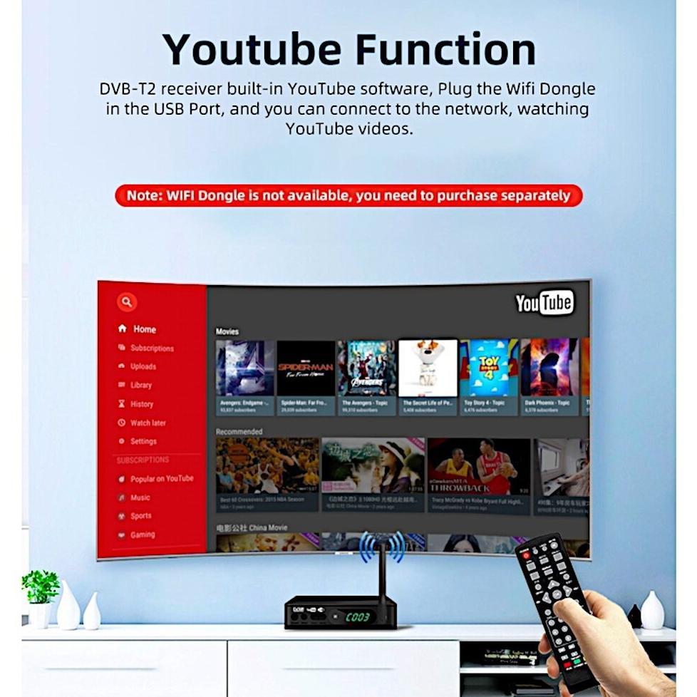 BESTPROMO Android TV Box TX 98 16+256GB 4K Full Channel Wifi/5G Bluetooth Voice Control/Netflix/YouT