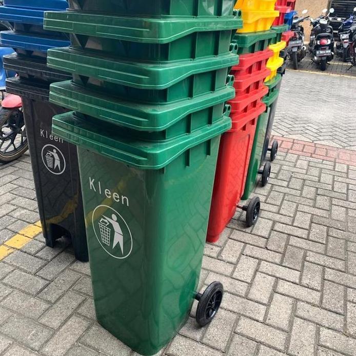 Ready  Tempat Sampah 240L Kleen Penampung Sampah Besar 240 Liter KLEEN Tong