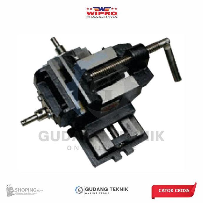 GRASSSTEKNO Catok Cross 6" WIPRO ECV-6/Ragum Tanggem Catok Silang 6inch WIPRO ECV6