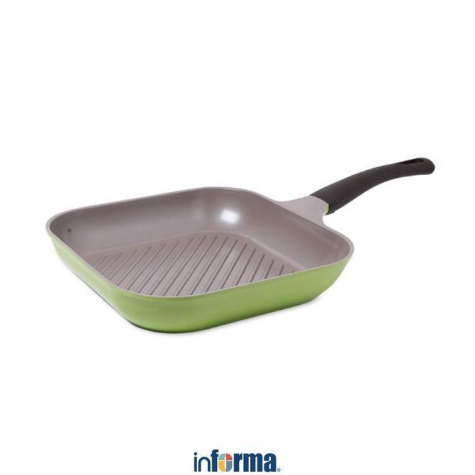 Informa Cheftopf 28 cm Wajan Panggang - Hijau Alat Masak Peralatan Dapur Bakar Alat Barbekyu