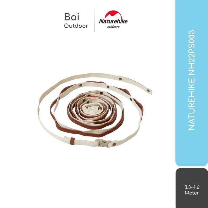 Gantungan Tali / Awning Rope / Jemuran Camping Naturehike Nh22Ps003 New