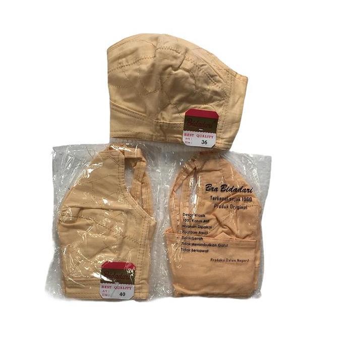 BL51 }} [6 Pcs] BH Bra Bidadari Bahan Katun Premium 34 - 42 BH Wanita Katun Mekr Biidadari