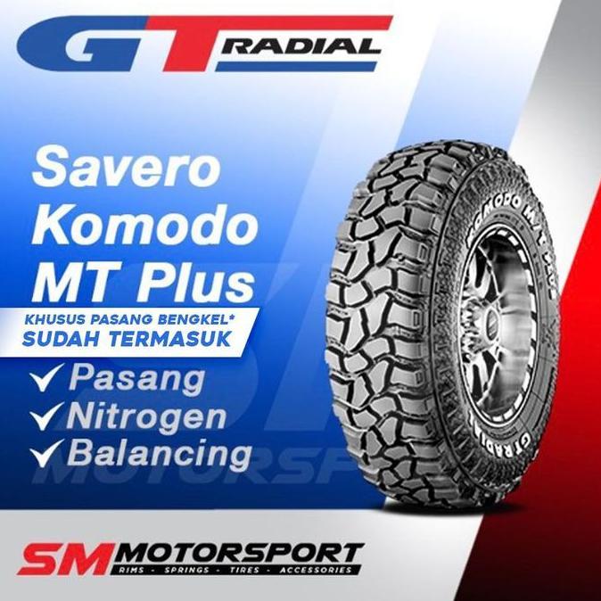 Terlaris Gt Radial Savero Komodo Mt Plus Lt265/70 R17 Ban Mobil