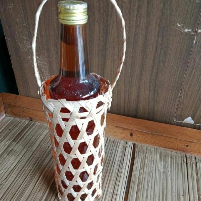 Anyaman Bambu Keranjang Botol D.7 T.21