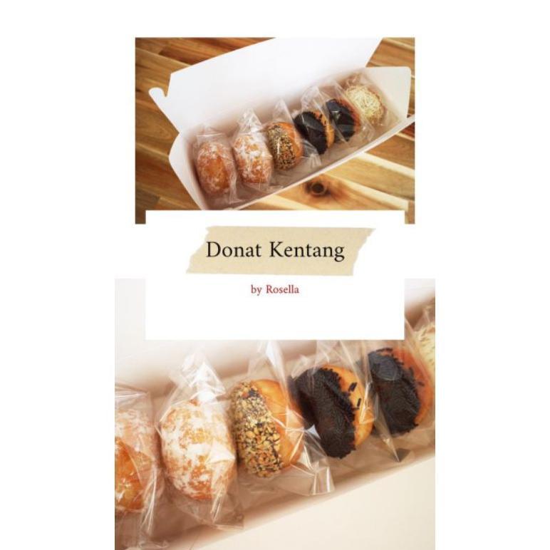 Donat Kentang Isi 6 Pcs Rasa Mix Toping Termurah