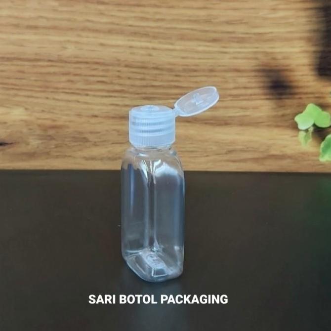 BOTOL FLIPTOP 30 ML GEPENG / BOTOL PLASTIK 30 ML / BOTOL ANTIS 30 ML