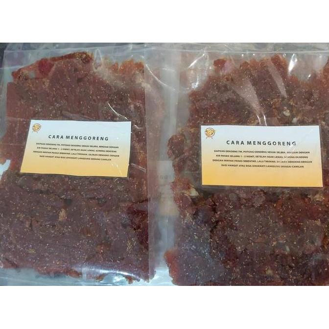 Lazatos- Dendeng Babi Manis Homemade Food Makanan Kering Snack Pedas Cemilan 200Gr & 500Gr Tanpa Pen