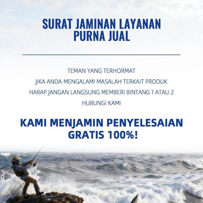 Mantap- Haiyi Fishing 1.65M/1.8M/2.1M/2.4M Joran Pancing Set Pancingan Set Lengkap / Joran Pancing 1