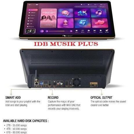 TERBARU - Player Karaoke Nakamichi NKX ONE Led Touchscreen 2TB Original