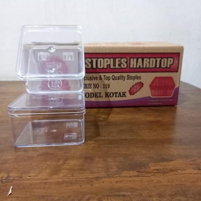 Toples Kue Kering Plastik Hardtop 119/ Kotak - 250 gr