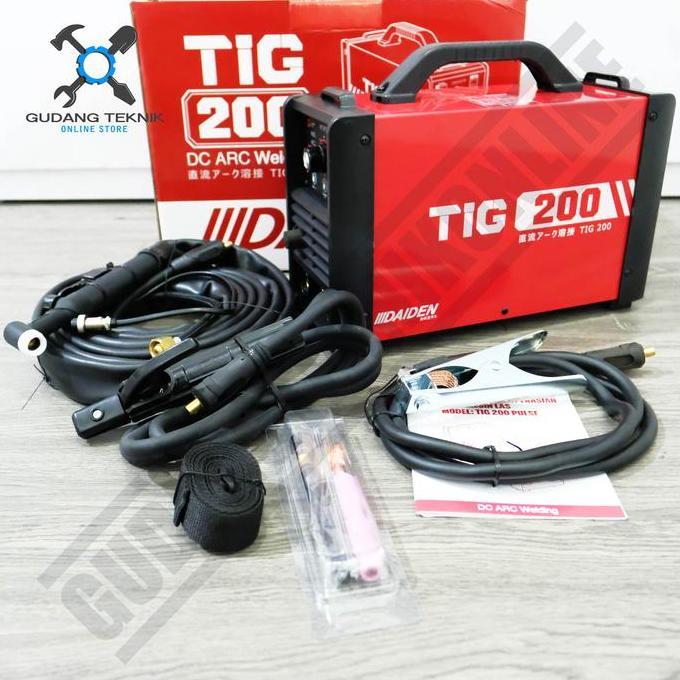 NUNNALLY Mesin Las Argon DAIDEN TIG200 PULSE / Trafo Las Argon DAIDEN TIGI 200