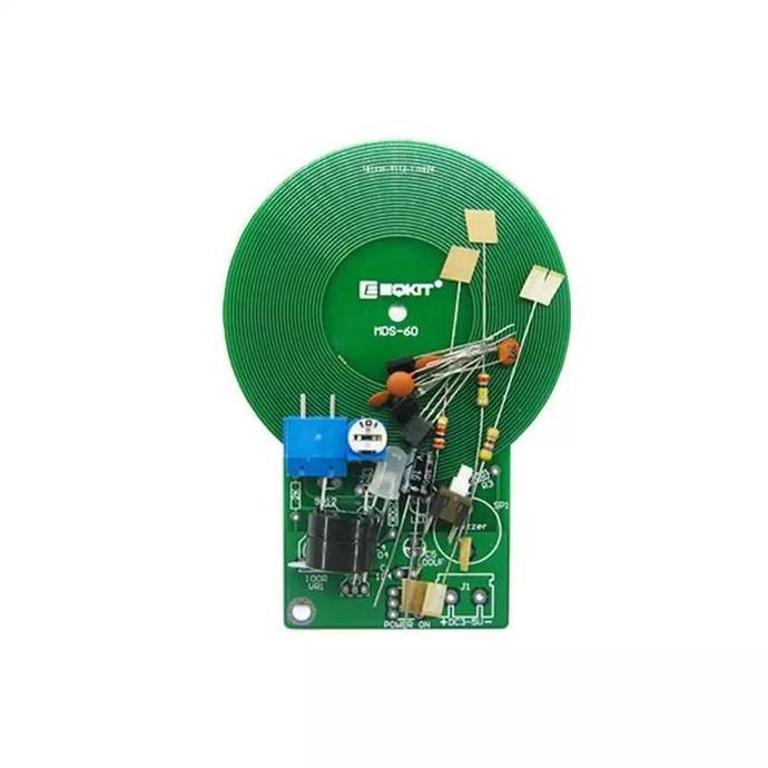 Scur- Diy Kit Metal Detector Detektor Logam Sensor Deteksi Besi Induksi