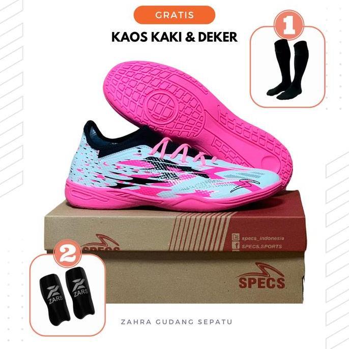 Pootbol- Sepatu Futsal Specs Accelelator Alpha - Teknologi Acceleration Zone & Desain Ergonomis Sepa