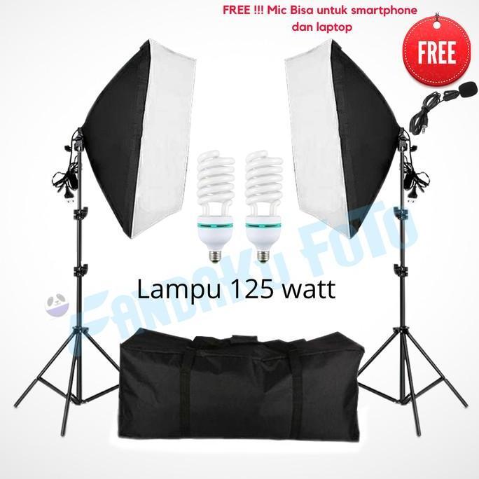 Paket lampu shooting video light
