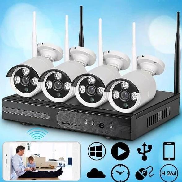 PAKET CCTV / IP KAMERA / KAMERA WIRELESS OUTDOOR TERMURAH