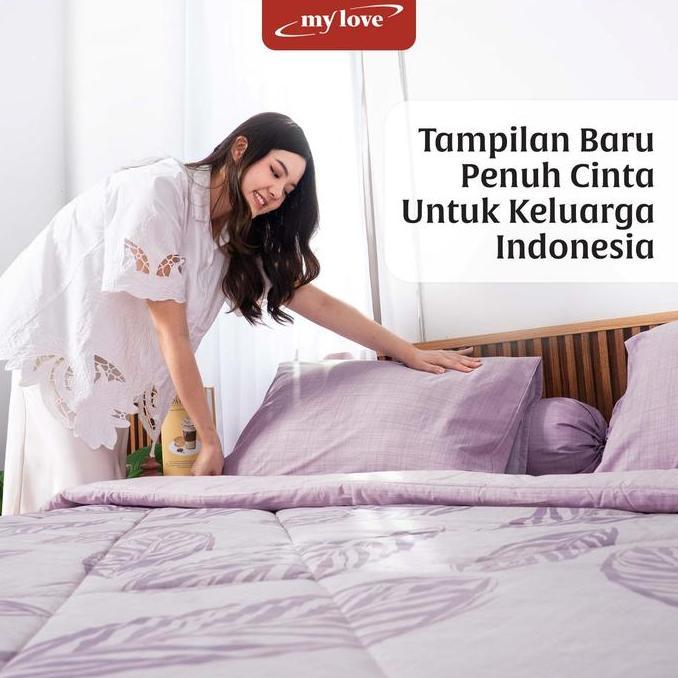 MYLOVE Sprei My Love King Rumbai ukuran 180x200 Sprei Set No 1 sprei my love 180200 ori (TERBAIK) (T