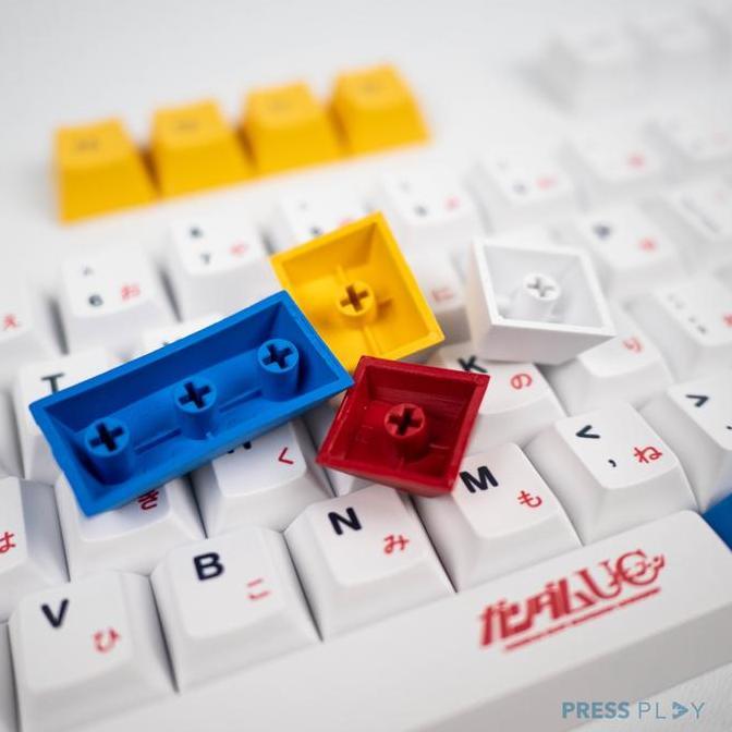 Funfake- Gundam Unicorn Japanese Pbt Dye Sub Keycaps Keycap Set