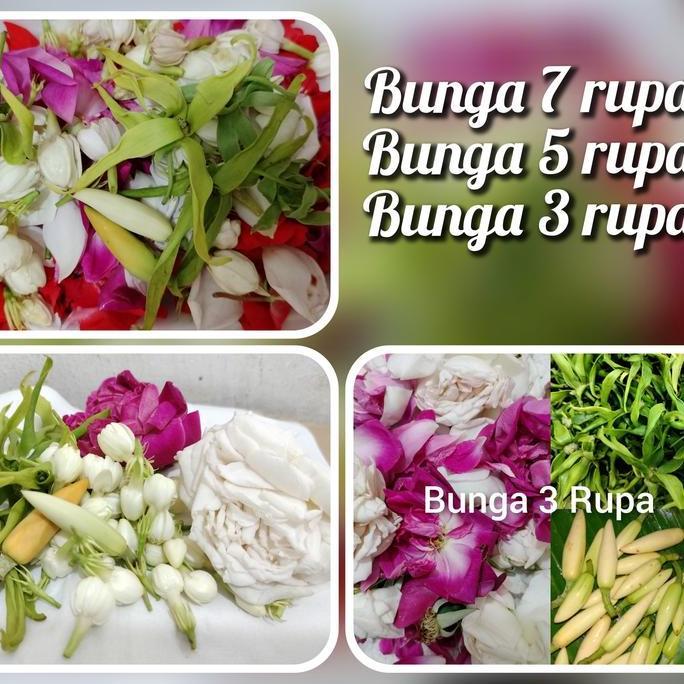 Flowpick- Bunga 7 Rupa Kembang Segar, Bunga 5 Rupa Setaman,Bunga 3 Rupa Telon