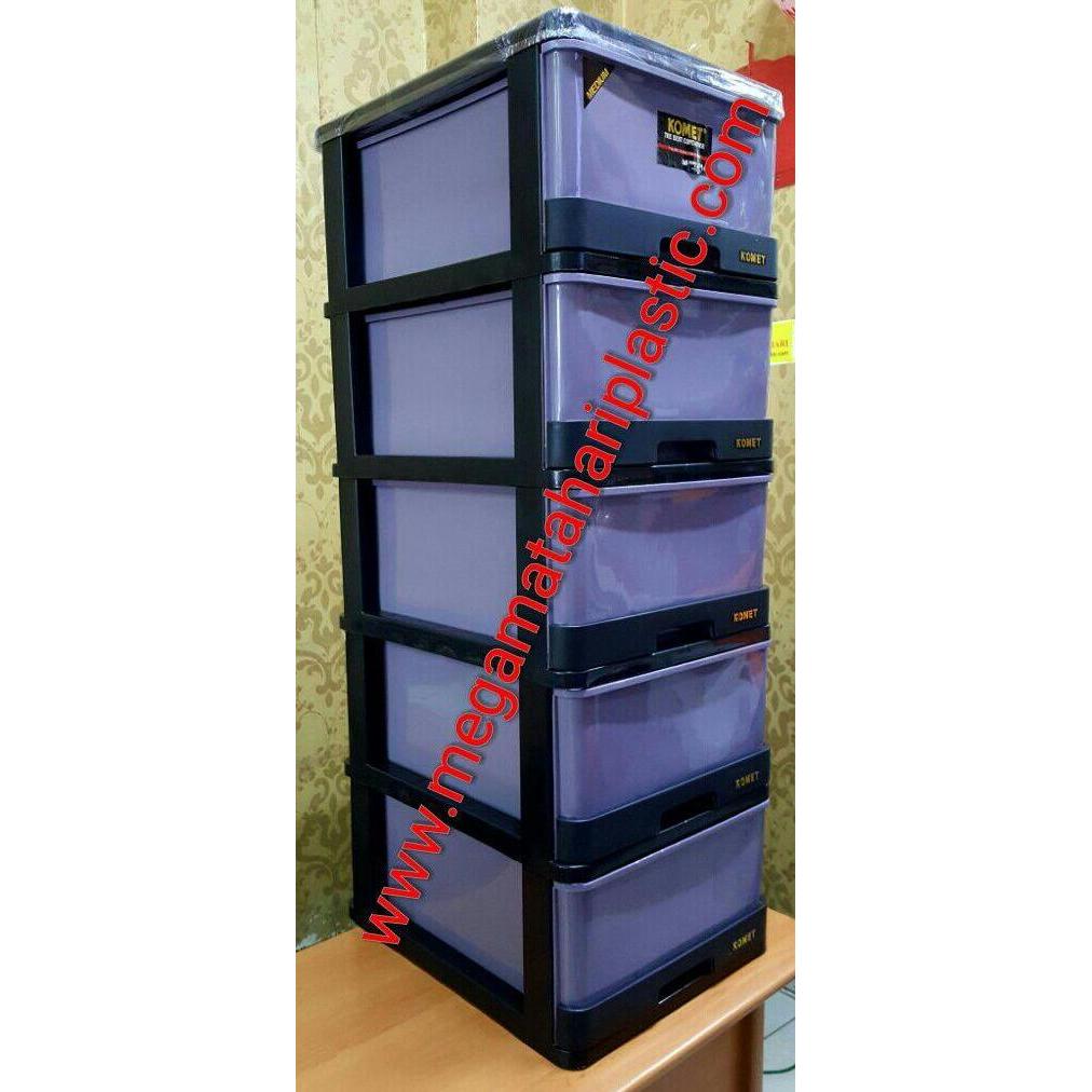Laci / Lemari Pakaian / Baju Plastik Medium Susun 5