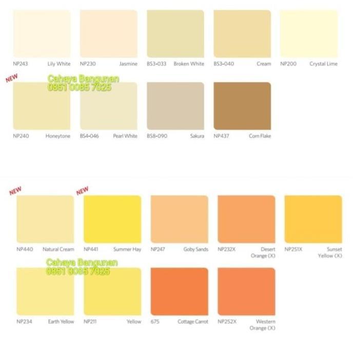 Colorbit- Vinilex Pro 1000 Cat Tembok Gypsum Putih & Warna Pail Pel 20 Kg 20Kg