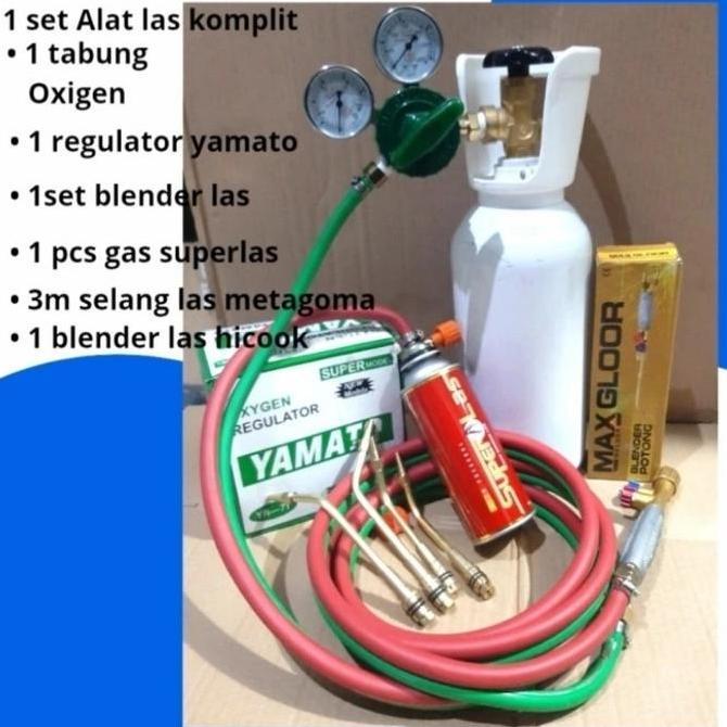 ALAT LAS OKSIGEN 1 SET BERKUALUTAS