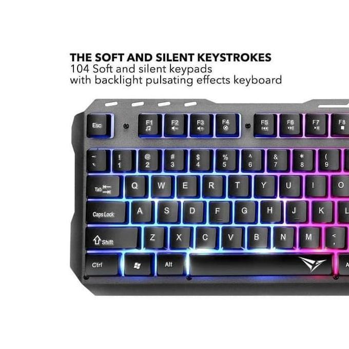 Funfake- Alcatroz X-Craft Xc-3000 Spill Proof Gaming Keyboard + Mouse Combo
