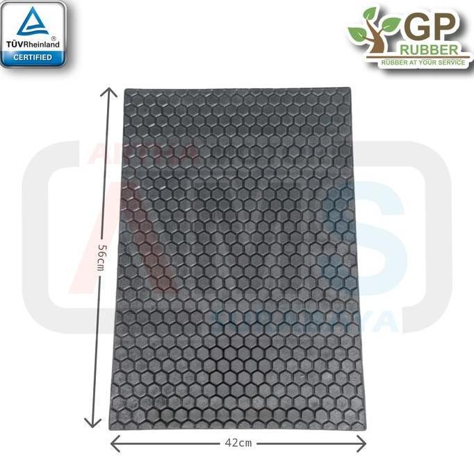 ~~~] Karpet Karet Keset Lantai Alas Mobil Rumah Kantor Anti Slip Segi Enam