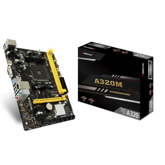 TERBARU - Motherboard Biostar A320MH Socker AM4