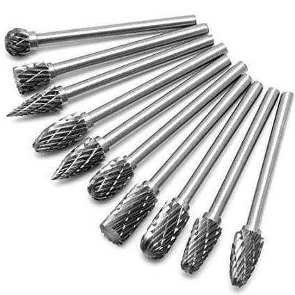 :<:<:<:<] Mata bor cun set 10pcs as 3mm mini gerinda / ukir Kayu PVC Metal besi